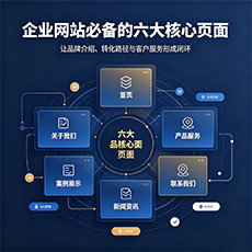 营口建站-企业网站必备的六大核心页面